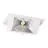 Downlight LED Wallwasher Wally Moyen Blanc 27W 3850lm 78x100D - 840 Blanc Froid - 238x145mm