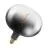 Osram Vintage 1906 LED Classic Globe LED E27 Special Filament Smoke 4.5W 150lm - 818 Zeer Warm Wit | Vervangt 15W
