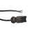 Noxion GST - Compatibel Voedingskabel Zwart - Mannelijk + Open uiteinden - 0,3m - 3 pole 0,75mm2