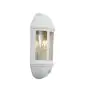 Ansell LED Wandlamp Latina Halve Lantaarn Wit - Geschikt voor E27 Tot Wel 42W | IP65 - Bewegings- en Lichtsensor