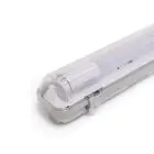 Noxion LED Waterdichte Montagebalk Behuizing Poseidon V2.0 incl. 1x Noxion LED Buis T8 Standard Output 17.5W 1800lm - 830 Warm Wit | 120cm