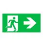 Ecolight Europrisma Pictoplate | Pictogram Droite
