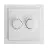 EcoDim Dimmerknop DUO Busch-Jaeger Future Linear incl. Roteerbare Afdekplaat