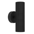 Eglo Wandlamp Tomelloso Buitenverlichting Aluminium Zwart | Geschikt voor 2x GU10